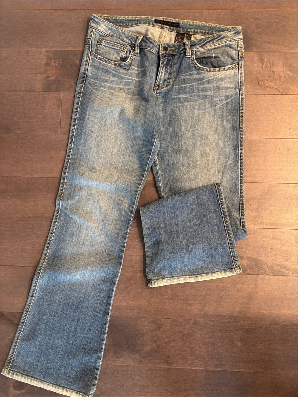 Buffalo David Bitton Light Blue Flare Jeans Vintage